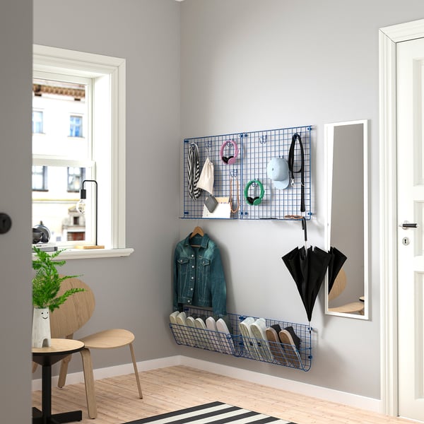 GREJIG Møbler til entreen sæt med 4 stk., blå