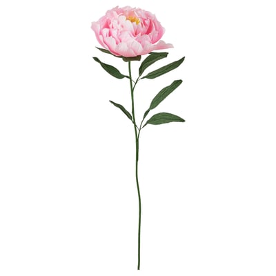 GULDSPETT Kunstig blomst, papir/Pæon pink, 50 cm