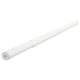 HUGAD hvid metal justerbar gardinstang. Rundt, fleksibelt design.