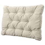 KUDDARNA beige udendørspude, rektangulær med diamantmønster, bæredygtig genanvendt polyester.