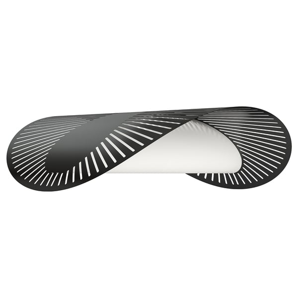 KVÄLLSDOPP Loftlampeskærm, sort, 72 cm