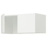 LASTARE Overreol med låger, hvid, 80x42x36 cm
