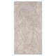 Et rektangulært, beige LINDKNUD tæppe. Den er fremstillet af genanvendt polyester og har en blød, blød overflade, der er ideel til soveværelser.