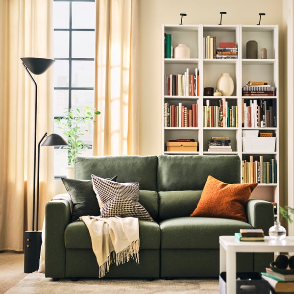 MALMKÖPING 2-pers. sofa, Tibbleby beige/grå