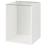 METOD køkkenskab, hvid, rektangulær, moderne design med perforeret bagpanel.