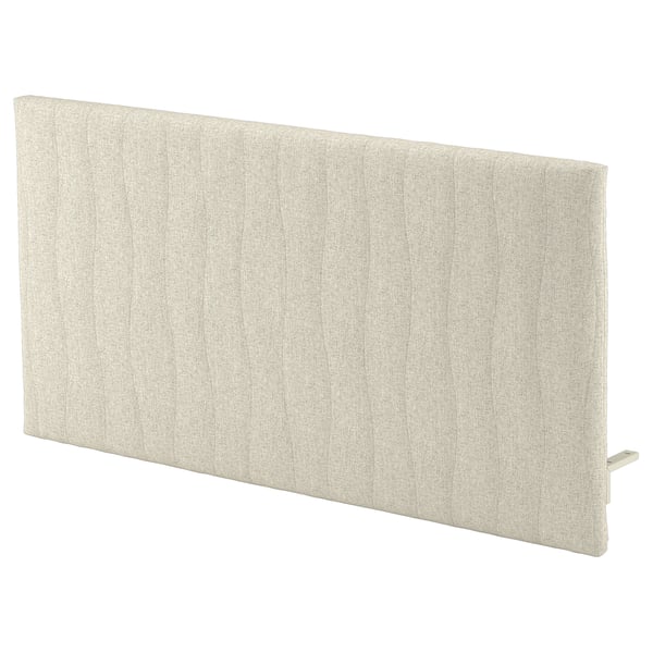 MITTZON bordskærm, beige, rektangulær, akustikplade med beslag, strukturstof.