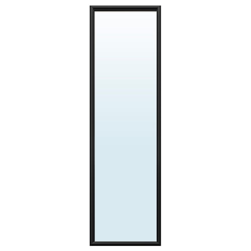 NYPONBUSKE Spejl, sort, 40x135 cm