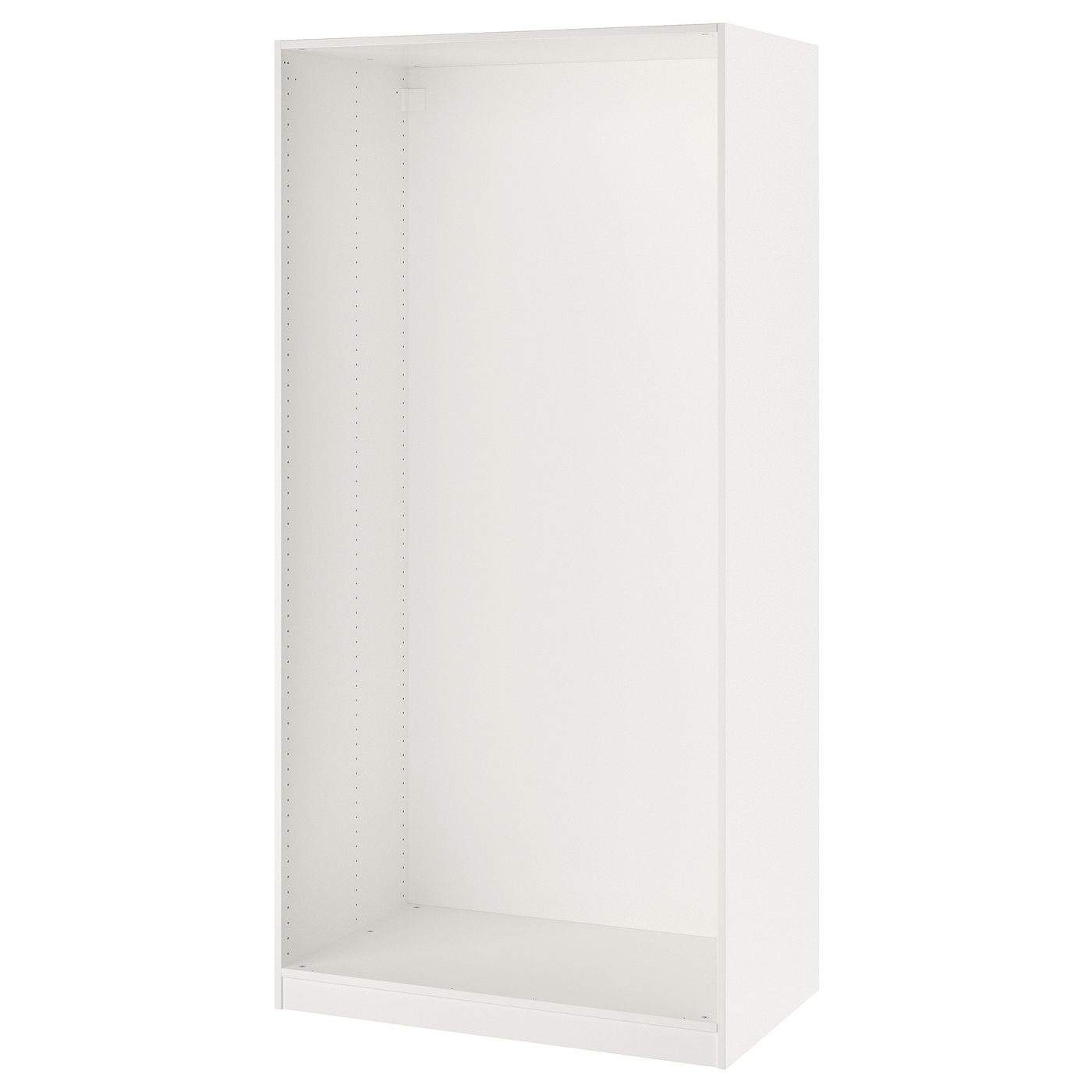 Hvid ikea PAX garderoberamme - moderne, miljøvenlig opbevaring.