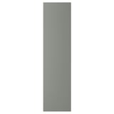 REINSVOLL dør, grågrøn, genbrugsmateriale, rektangulært, minimalistisk design.