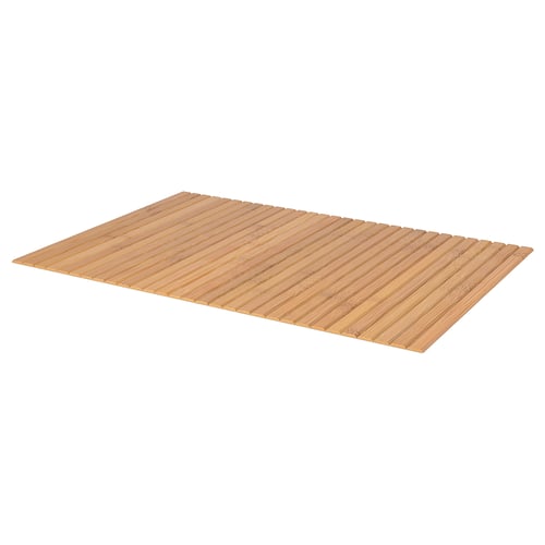 RÖDEBY bambus armlænsbakke, naturlig farve, rektangulær form, enkelt design.