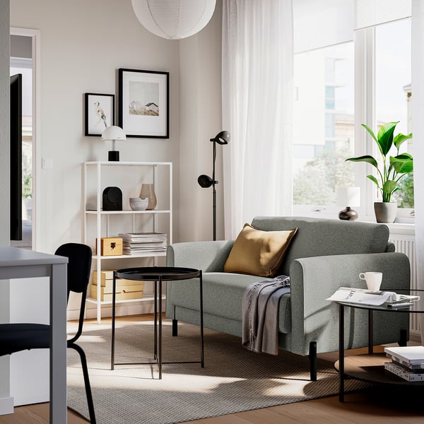 SALTMYRAN 2-pers. sofa, Öreryd gråbeige