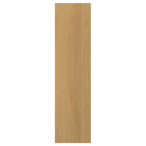 SINARP egetræsfinerpanel, rektangulær form, naturligt træåredesign.