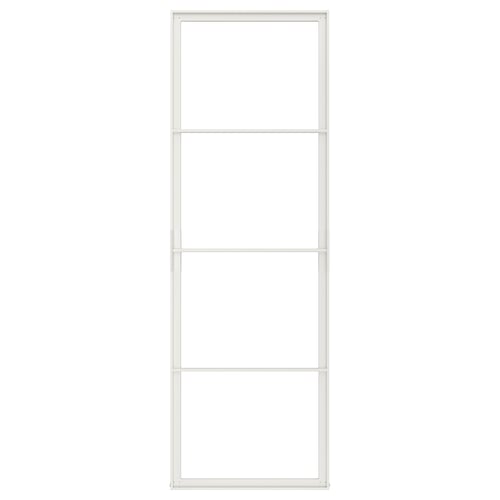 En SKYTTA modulær opbevaringsenhed, hvid, rektangulær, med flere hylder, moderne og minimalistisk design.