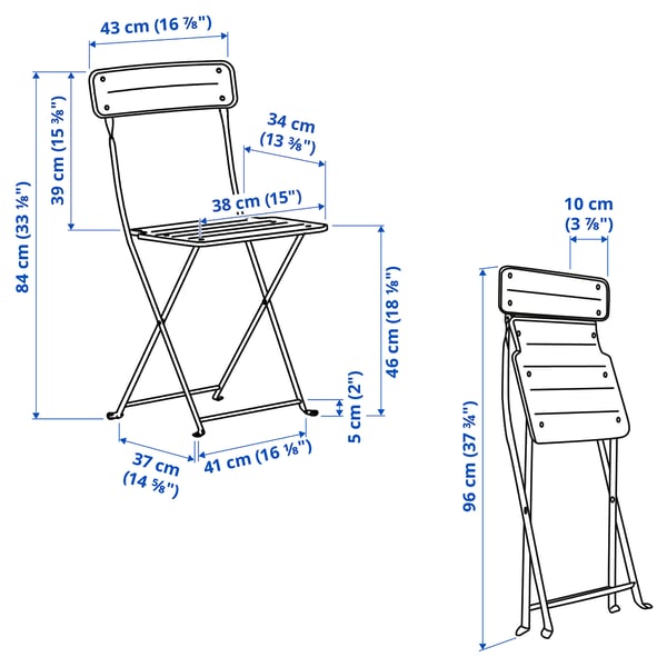 Illustration med mål for produktet: SUNDSÖ.