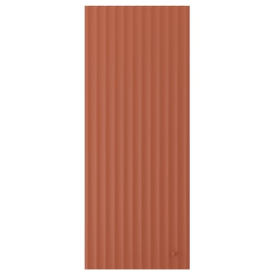 TERRSJÖ Låge, rødbrun bølgemønster, 40x100 cm