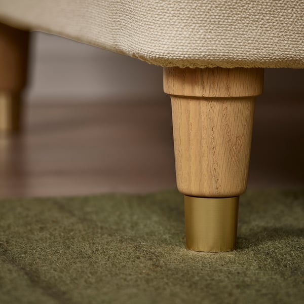VALNÄS 2-pers. sofa, Knäbäck lys beige
