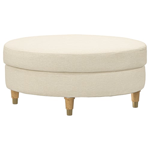 VALNÄS Taburet, Knäbäck lys beige