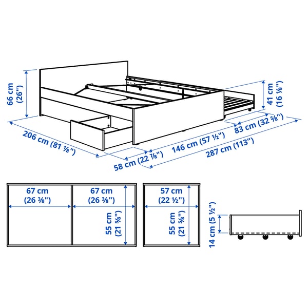 Illustration med mål for produktet: VIHALS.