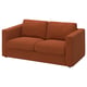 VIMLE 2-pers. sofa, Mosshed rødbrun