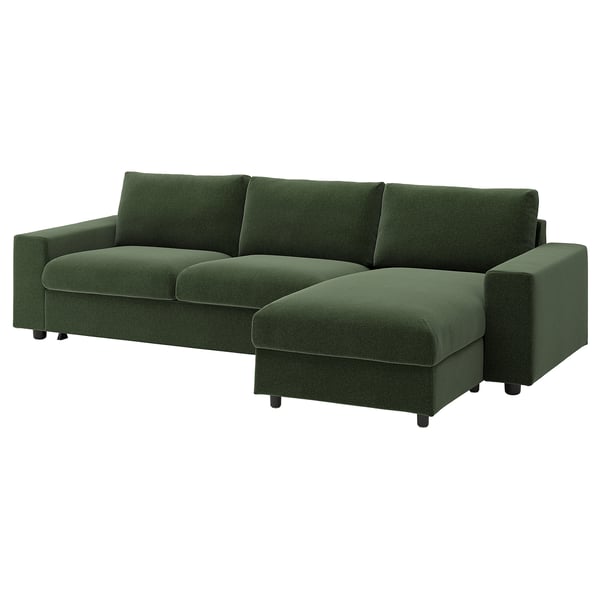 VIMLE 3-pers. sovesofa med chaiselong