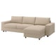 VIMLE 3-pers. sovesofa med chaiselong