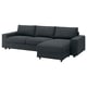 VIMLE 3-pers. sovesofa med chaiselong