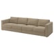 VIMLE 4-pers. sofa, Johanneshov brun-beige