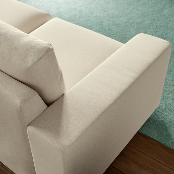 VIMLE 4-pers. sofa, Knäbäck lys beige