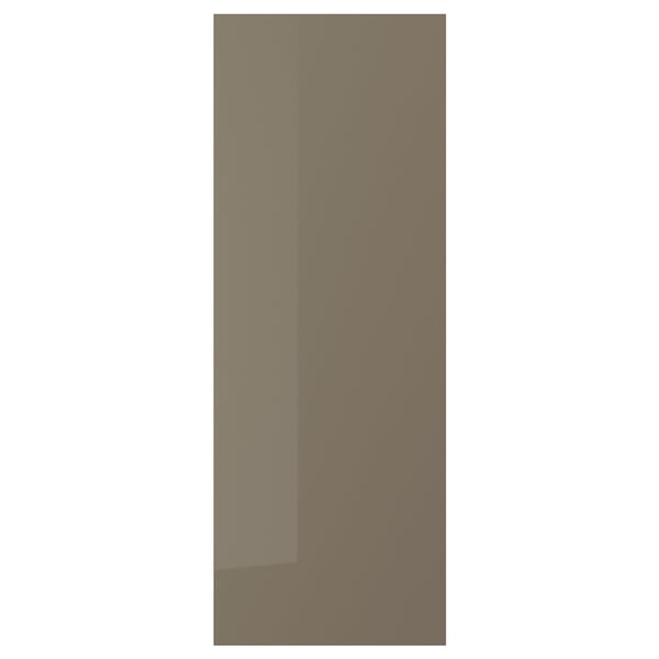 VOXTORP panel, brun med beige, blank finish, rektangulær form, ensartet design.