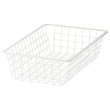 ALTARLIDEN Wire basket, white, 40x62 cm