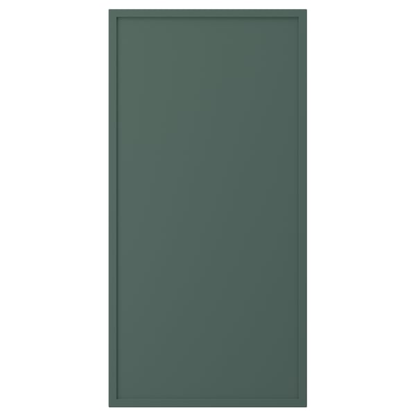 ASPUDDEN Door, dark grey-green, 40x80 cm