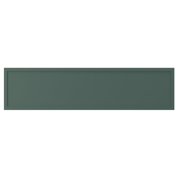 ASPUDDEN Drawer front, dark grey-green, 80x20 cm