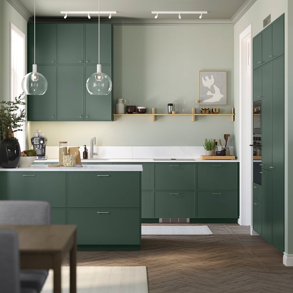 ASPUDDEN Drawer front, dark grey-green, 40x40 cm