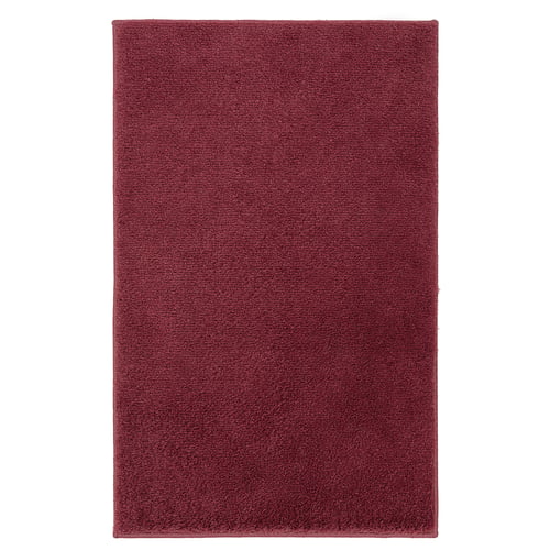 BACKMÅRA Bath mat, deep red, 50x80 cm