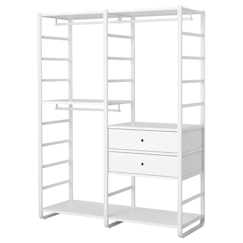 ELVARLI storage with drawers & shelves, durable, open design.