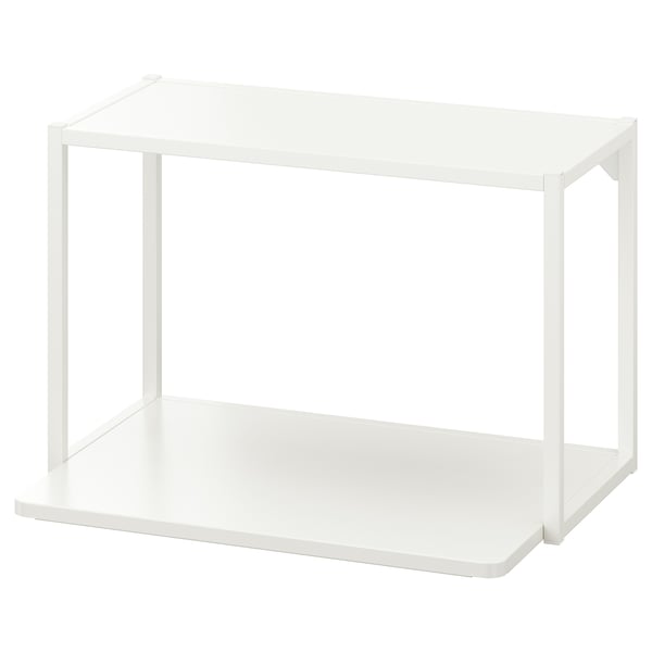ENHET Wall shelf frame, white, 60x45x40 cm