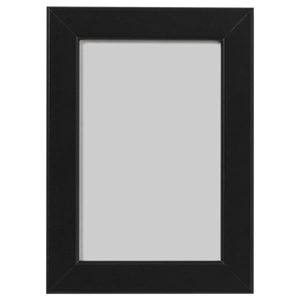 Black rectangular picture frame with simple, modern design no picture.