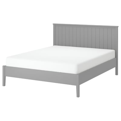 GULLABERG Bed frame, grey, 160x200 cm