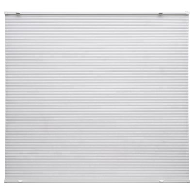 White pleated blind - HORNVALLMO: modern design, cordless, eases light & privacy control, environmentally friendly.