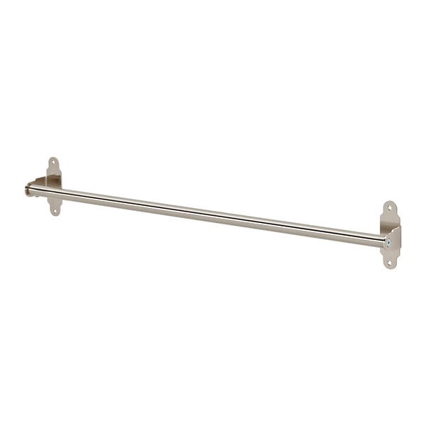 HULTARP stainless steel towel rail, sleek design, wall-mounted, dual brackets.
