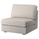 KIVIK grey sofa-bed, modern design, one seat, convertible, soft fabric.