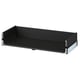 A KNIVSHULT black drawer with sleek dark finish, smooth-running, and full extension functionality.