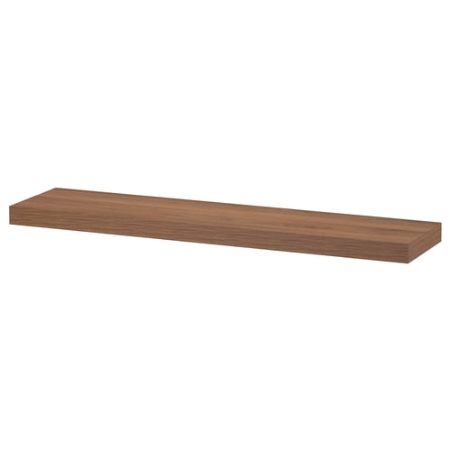 LACK Wall shelf, brown walnut effect, 110x26 cm