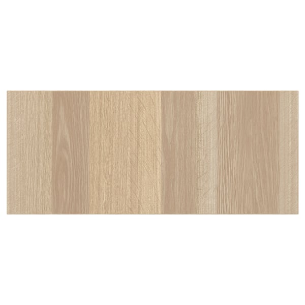 LAPPVIKEN drawer front, white oak effect, rectangular, sleek design.