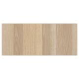 LAPPVIKEN drawer front, white oak effect, rectangular, sleek design.