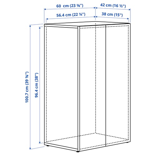 Illustration with measurements for the product: LASTARE.