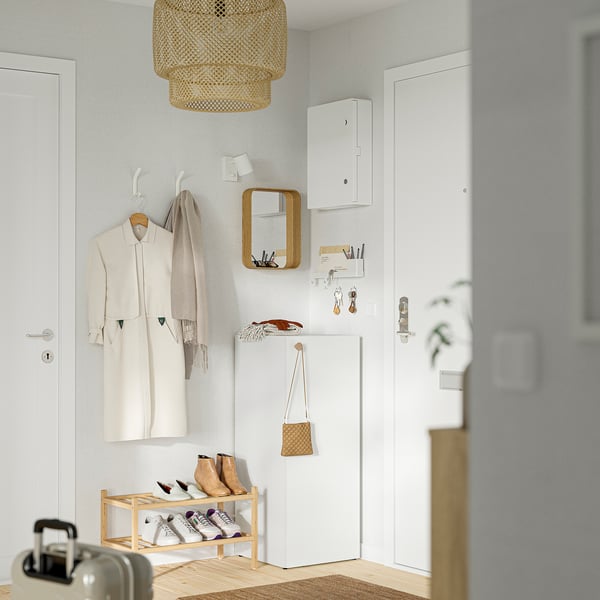 LASTARE Storage combination, white, 40x42x101 cm