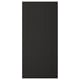 LERHYTTAN black kitchen door, wooden, rectangular, traditional style