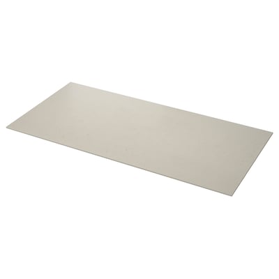 LOCKEBO Custom made worktop, light beige concrete effect/glass composite, 1 m²x2.0 cm