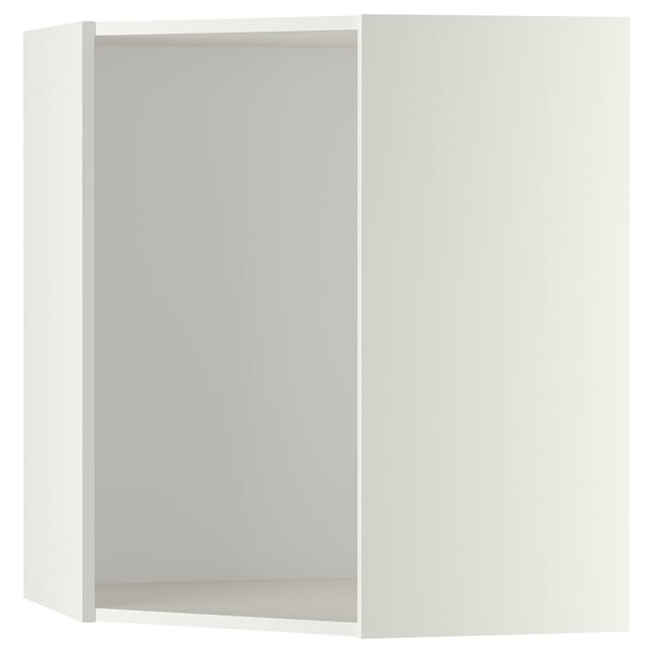METOD kitchen cabinet, white, rectangular, flat panels, single-door.